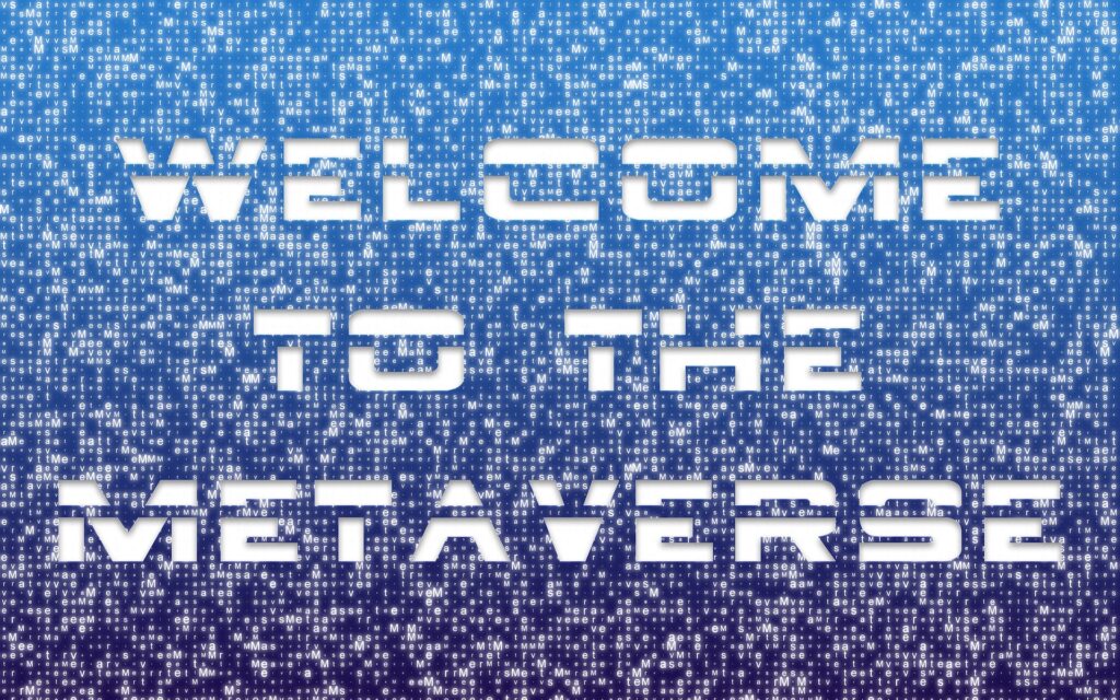 WELCOME TO THE METAVERSEの文字